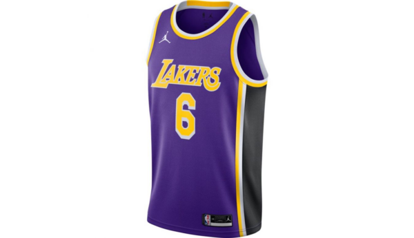 Jordan Lebron James La Lakers Statement Edition 2020 Swingman Jersey